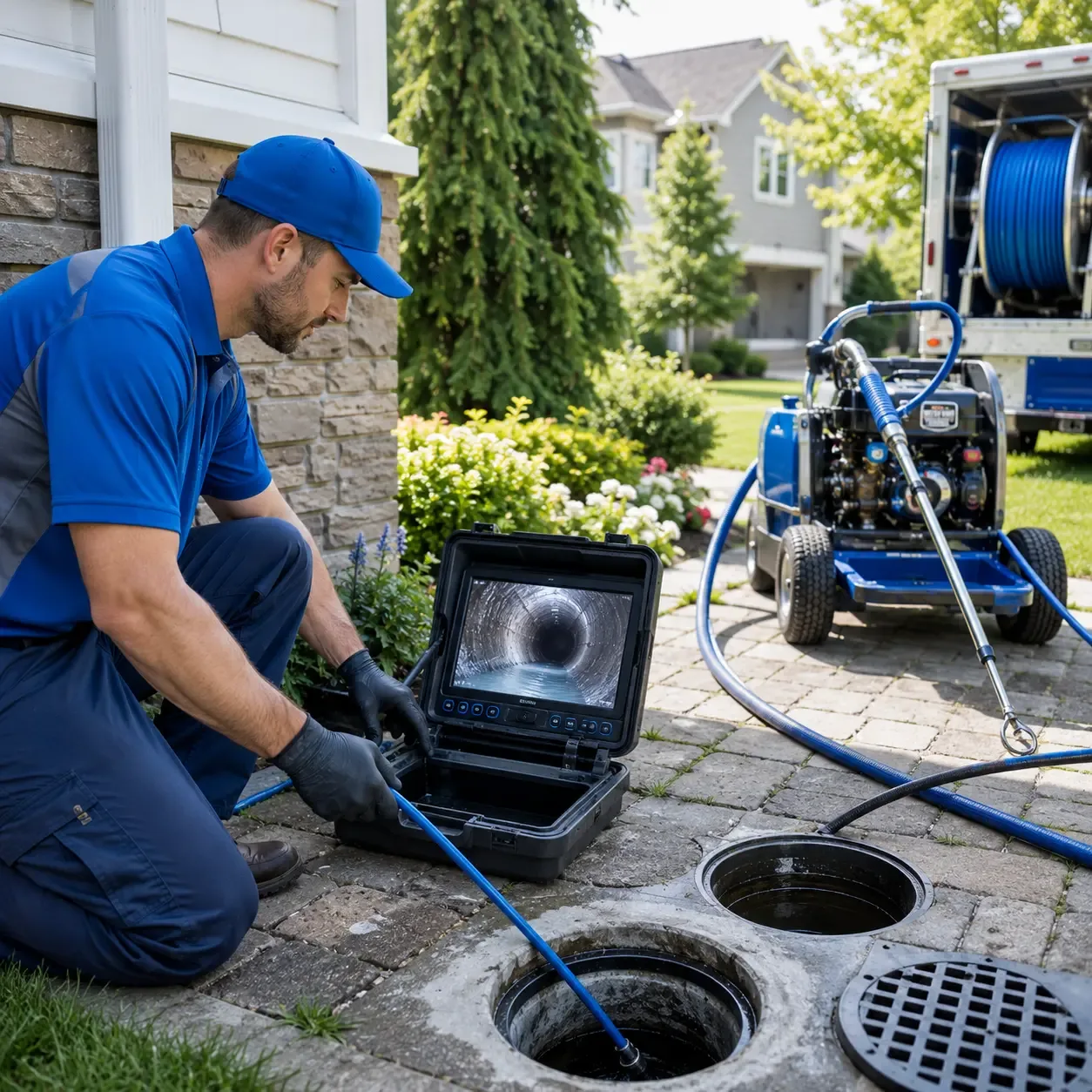 Outdoor drain cleaning professionals serving Lawndale, IL